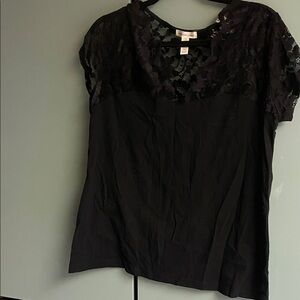Nice Black Lace Women's Top 1X NWT….9